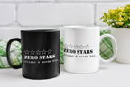 Black mug "Zero Stars Client 4 Words Bit"