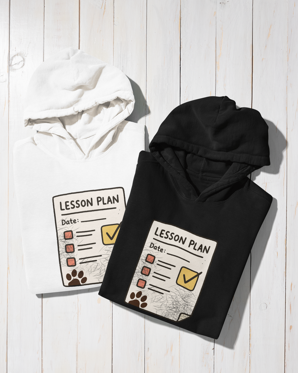 Hoodie "Lesson Plan Covered in Fur"